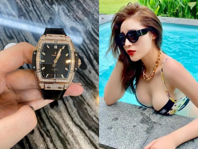 Sau Mai Phương Thúy, "Hoa hậu có vòng 1 sexy nhất" gia nhập hội hàng hiệu khi tậu đồng hồ tiền tỷ