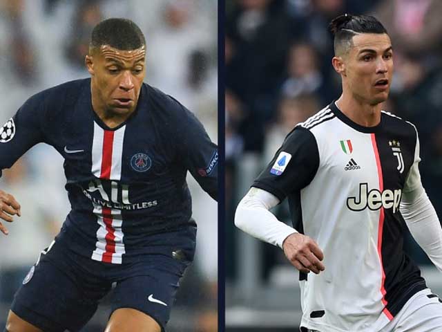 Nếu mất Mbappe (trái), giới chủ PSG muốn có Ronaldo thay thế
