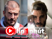 Bóng đá - SAO MU &quot;lột xác&quot; khó tin, nam thần Beckham biến dạng đầu hói (Clip 1 phút Bóng đá 24H)