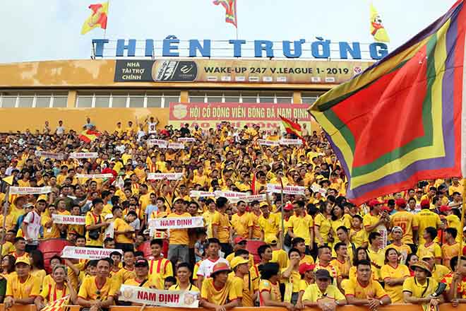 Sân Thiên Trường dự kiến đón khoảng 10.000 khán giả vào sân theo dõi trận Nam Định - HAGL ngày 23/5.
