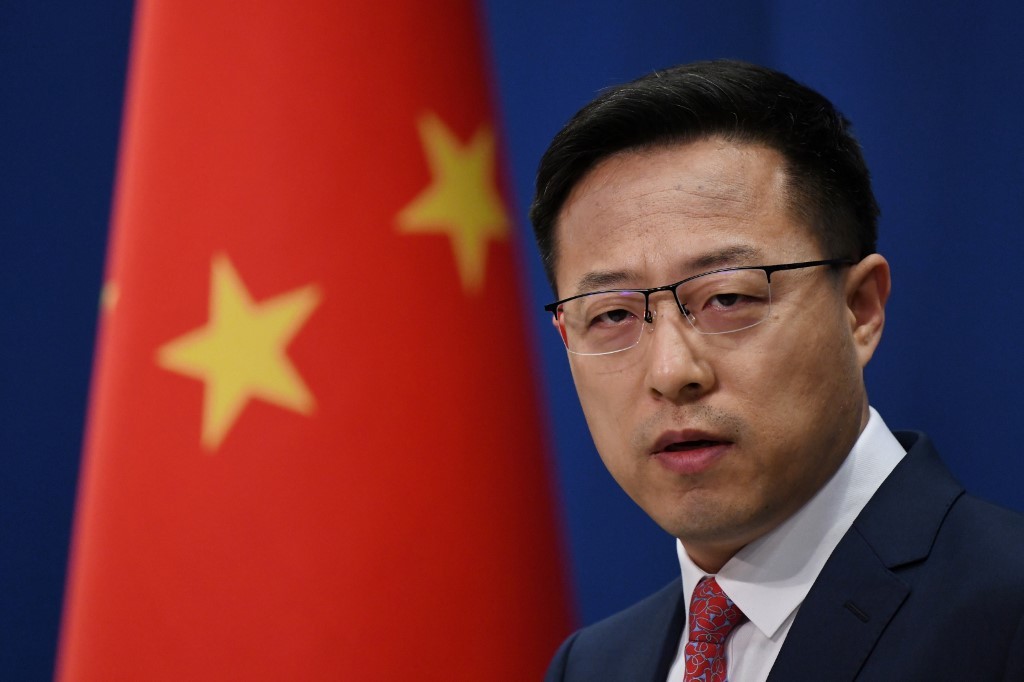 Phát ngôn viên Bộ Ngoại giao Trung Quốc – Triệu Lập Kiên (ảnh: Reuters)