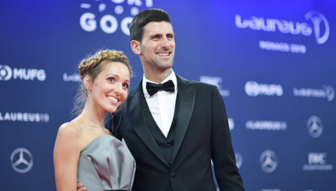 Vợ chồng Djokovic có chuyện tình vô cùng lãng mạn&nbsp;