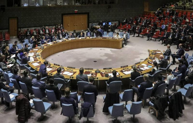 Một cuộc họp của Hội đồng Bảo an Liên Hiệp Quốc. Ảnh: TASS