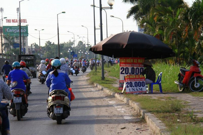 Bảo hiểm xe máy 20.000 đồng/năm bán tại Hà Nội