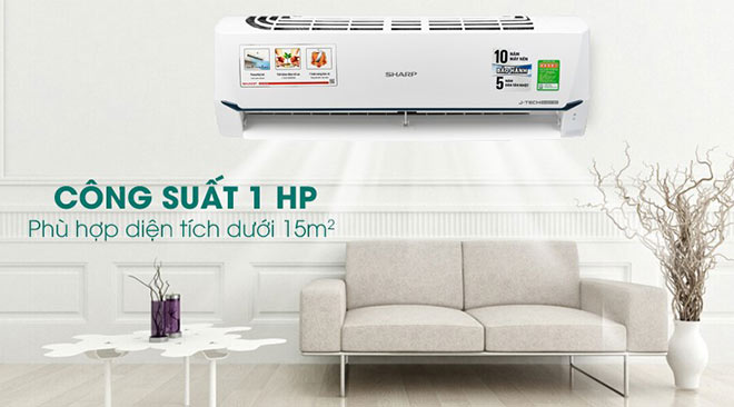 Thích hợp cho căn phòng dưới 15m2
