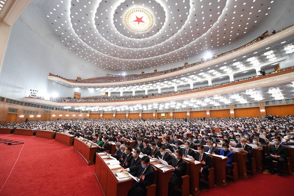 Phiên họp Quốc hội Trung Quốc khai mạc (ảnh: Xinhua)