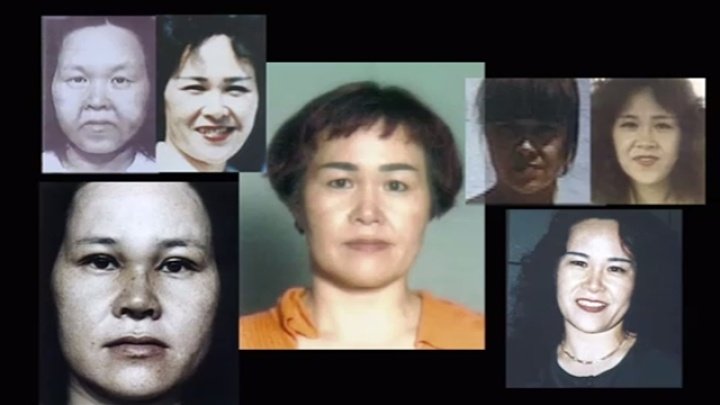 7 khuôn mặt mà Kazuko Fukuda từng sở hữu sau những lần phẫu thuật thẩm mỹ.