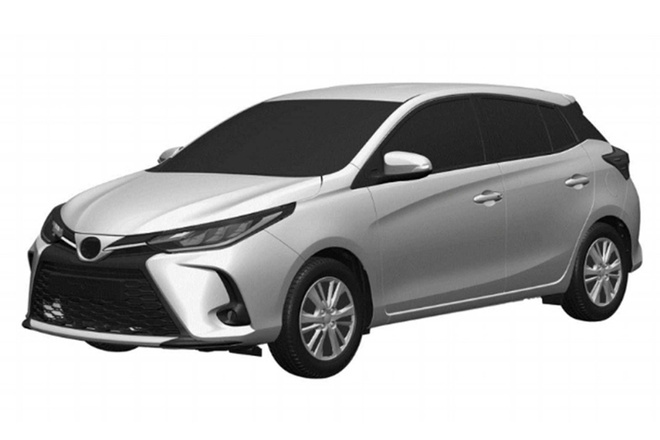 Toyota Yaris 2021 rò rỉ hình ảnh bằng sáng chế, nhiều thay đổi đáng chú ý - 1