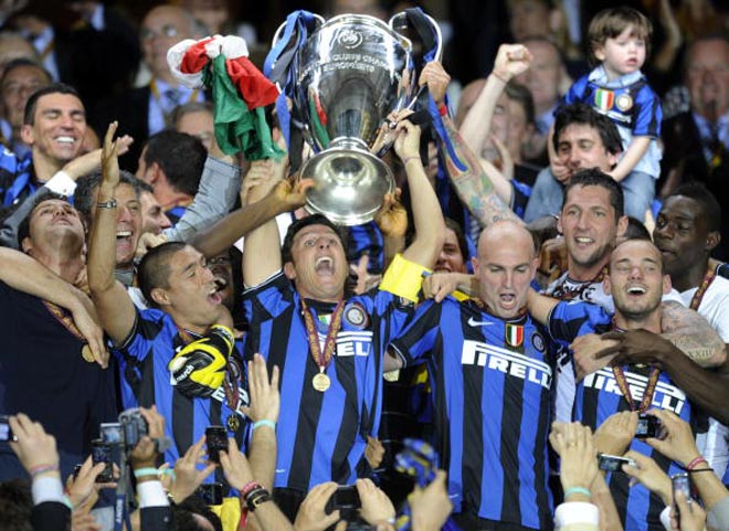 Inter Milan vô địch cúp C1 mùa 2009/10 dưới sự dẫn dắt của Mourinho