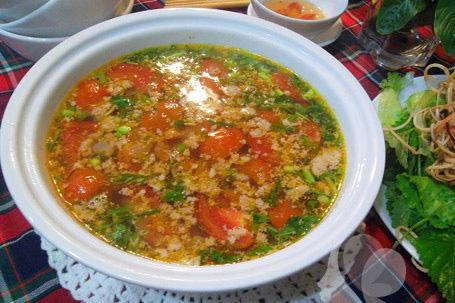 Canh riêu cua. Ảnh minh họa