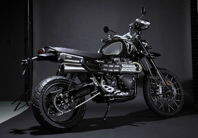 2020 Triumph Scrambler 1200 Bond Edition.