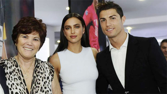 Trong quá khứ, bà Dolores được cho là nguyên nhân khiến Ronaldo chia tay siêu mẫu Irina Shayk