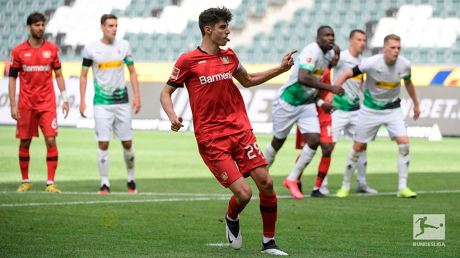 Kai Havertz ghi 4 bàn chỉ sau 2 trận Bundesliga