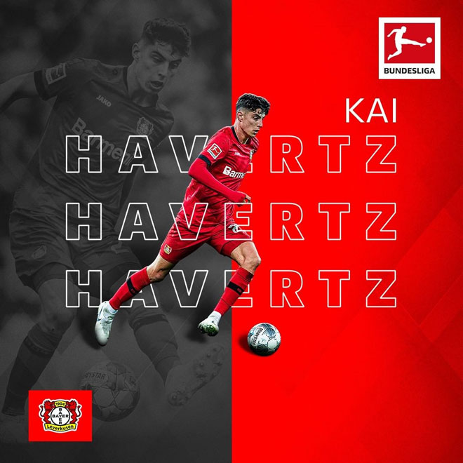 Kai Havertz đang là một trong những cái tên "hot" nhất trên thị trường chuyển nhượng