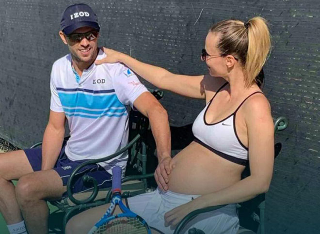 Mike Bryan&nbsp;và vợ đẹp Nadia vừa đón con trai đầu lòng của họ chào đời