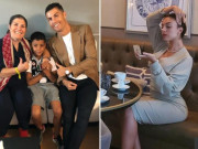 Bóng đá - Bạn gái Ronaldo lại khoe ảnh nóng, CR7 cùng con trai &quot;luyện công&quot;