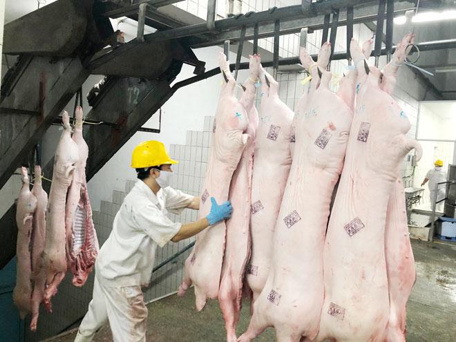 Giá thịt lợn tại TP Hồ Chí Minh vẫn còn ở mức cao.