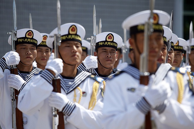 Các thủy thủ hải quân Trung Quốc.