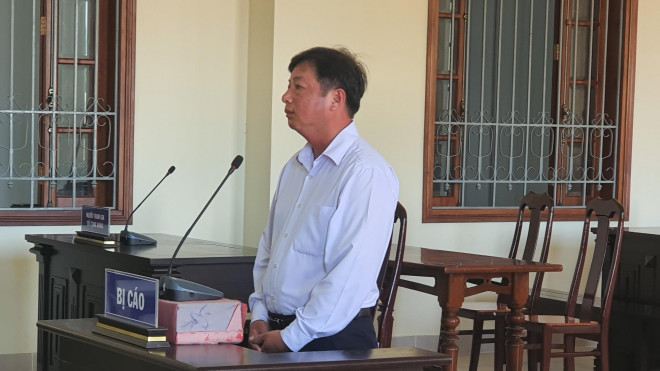 Bị cáo Huỳnh Thanh Việt tại tòa