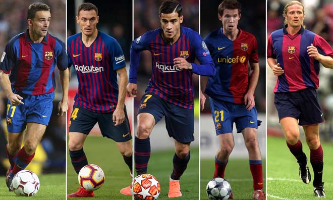 Overmars, Vermaelen, Coutinho, Hleb, Petit - những ngôi sao từ Anh&nbsp;gây thất vọng ở Barca