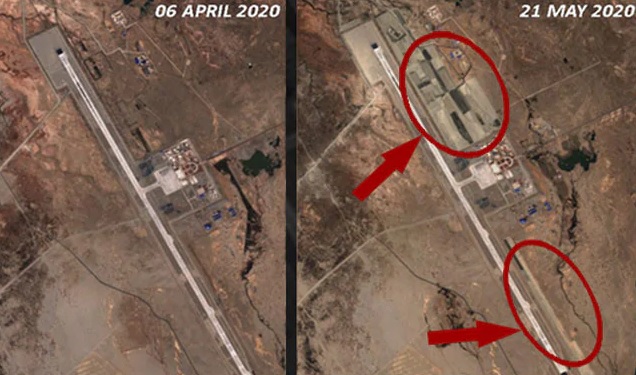 Sân bay quân sự Trung Quốc ở cao nguyên Tây Tạng đã được cải tạo đáng kể.