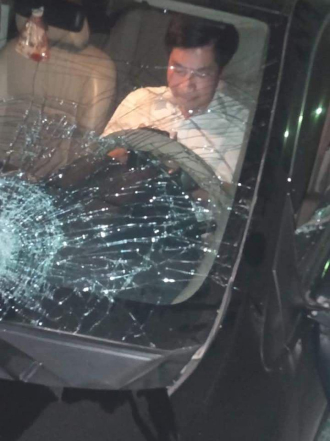 Hình ảnh được cho là ông Nguyễn Văn Điều trong vụ tai nạn hôm 8/5.