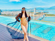 Thời trang - Ngắm bộ sưu tập áo bơi của hot girl Nhã Tiên