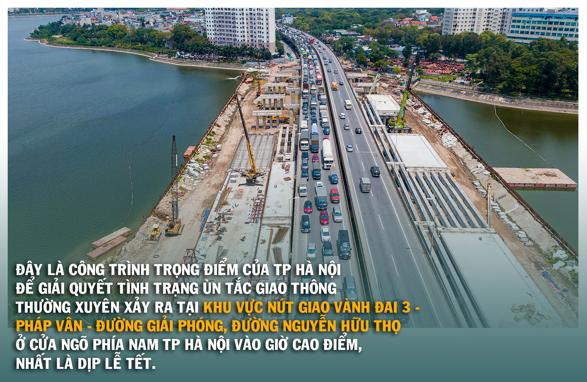 Toàn cảnh cầu hàng trăm tỷ vượt qua hồ nước đẹp bậc nhất Hà Nội - 5