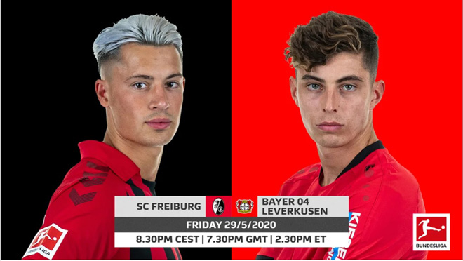 Kai Havertz cùng các đồng đội sẽ ra sân đầu tiên ở vòng 29 Bundesliga