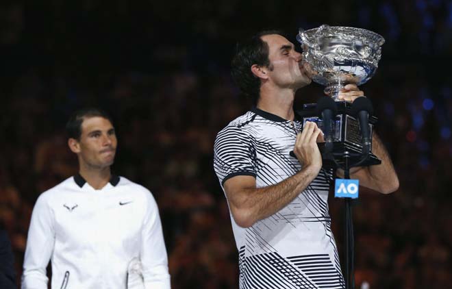 Federer sở hữu số danh hiệu mà Nadal đang muốn vượt lên