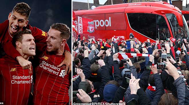 Các trận đấu của Liverpool sẽ diễn ra trên sân trung lập, phòng trường hợp người hâm mộ "xé rào" để ăn mừng chức vô địch?