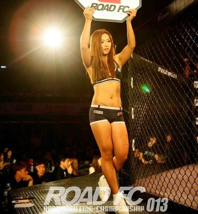 Ring-girl xinh đẹp đam mê võ thuật