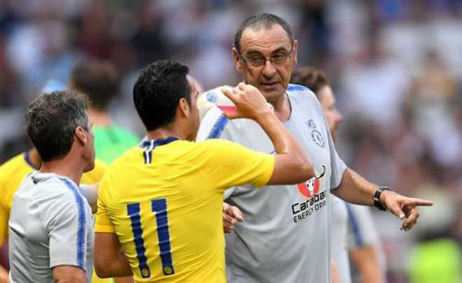 Sarri quyết tâm chèo kéo cậu học trò cũ Pedro rời Chelsea để tái hợp mình ở Juve hè này