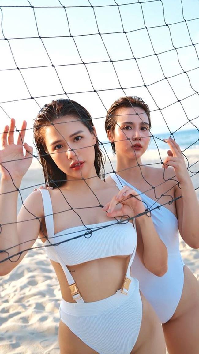 Bộ đôi gái đẹp nức tiếng "vũ trụ phim VTV" không ai khác chính là Phanh Lee và Huyền Lizzie. 
