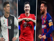 Bóng đá - Đua Giày vàng châu Âu cực nóng: Lewandowski soán ngôi, Messi - Ronaldo hết cửa?