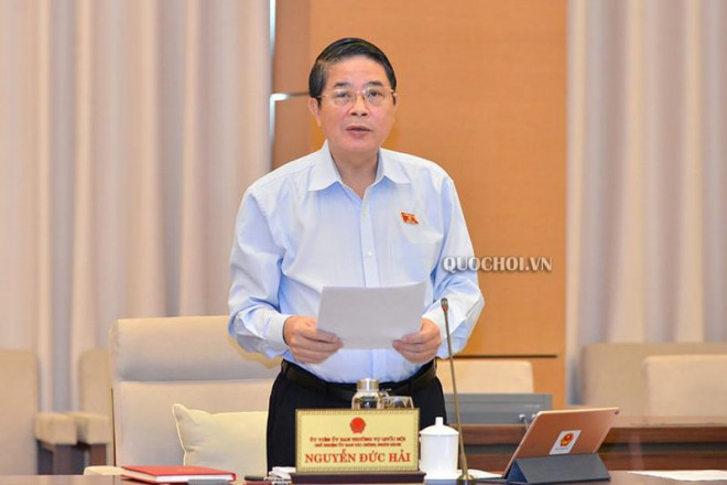 Chủ nhiệm Ủy ban Tài chính-Ngân sách Nguyễn Đức Hải.&nbsp;