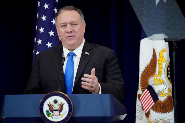 Ngoại trưởng Mỹ Mike Pompeo. Ảnh: Reuters