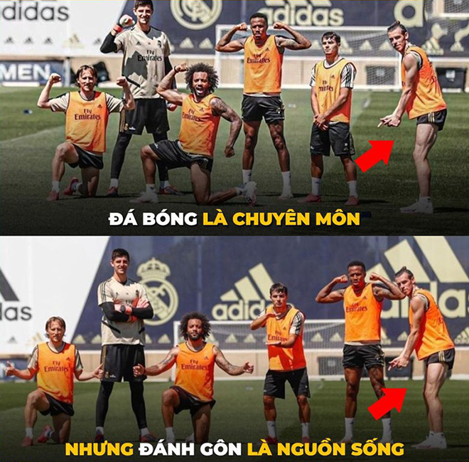 Khi đánh golf đã là nguồn sống của Gareth Bale.