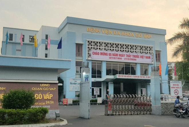 Bệnh viện Quận Gò Vấp, nơi diễn ra thương vụ thu gom khẩu trang y tế trong thời gian diễn ra dịch COVID-19