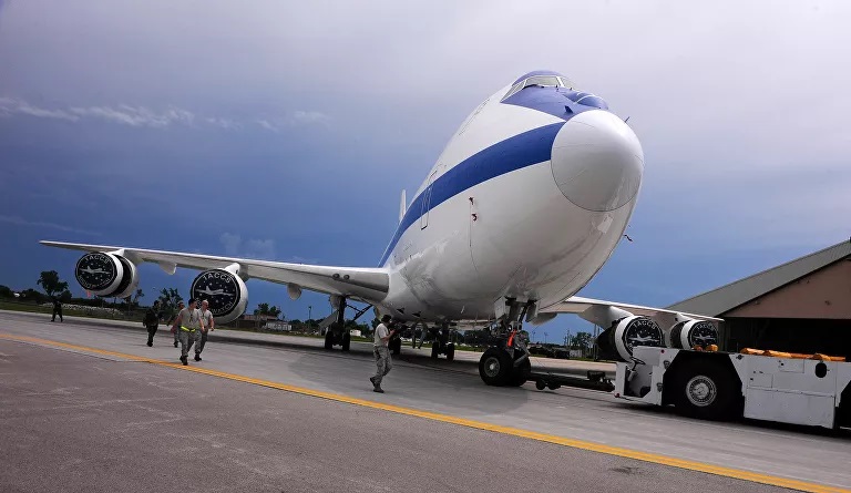 Chuyên cơ Boeing E-4 Nightwatch. Ảnh: Sputnik