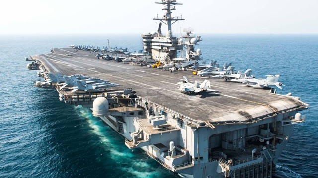 Tàu USS Theodore Roosevelt. Ảnh: US Navy