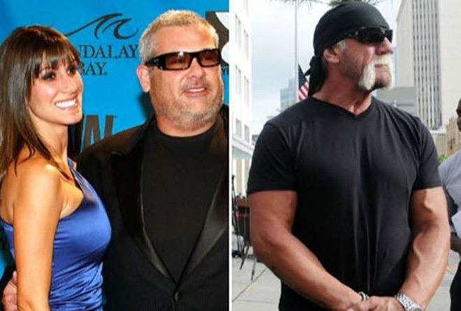 Hulk Hogan (phải) dính phốt ngủ với vợ bạn thân nhưng cuối cùng lại được đền bù 25 triệu bảng