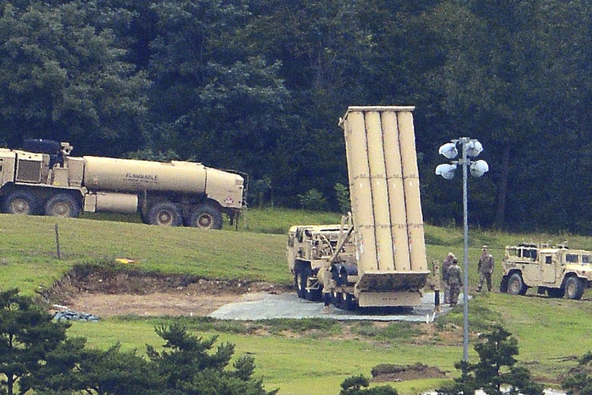 Hệ thống THAAD mà Mỹ triển khai tại Hàn Quốc (ảnh: SMCP)