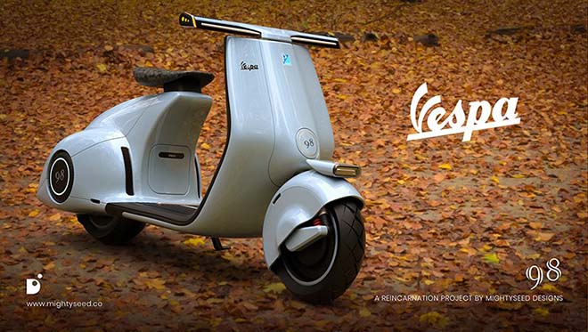 xe điện vespa 98