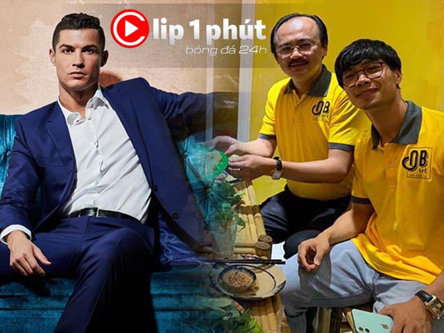 Công Phượng tập làm "ông chủ", học kinh doanh như siêu sao Ronaldo (Clip 1 phút Bóng đá 24H)