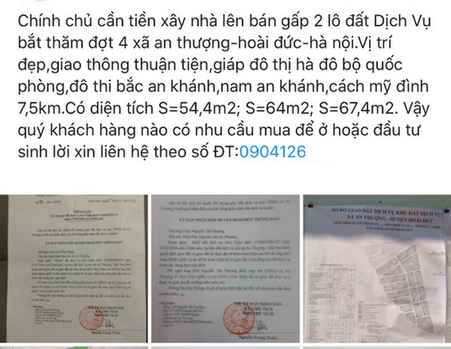 Những lô đất như thế này chỉ có thể được giao dịch bằng hợp đồng ủy quyền do chưa được cấp sổ đỏ