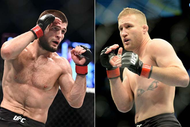 Khabib chuẩn bị đấu Gaethje thống nhất đai vô địch hạng nhẹ UFC