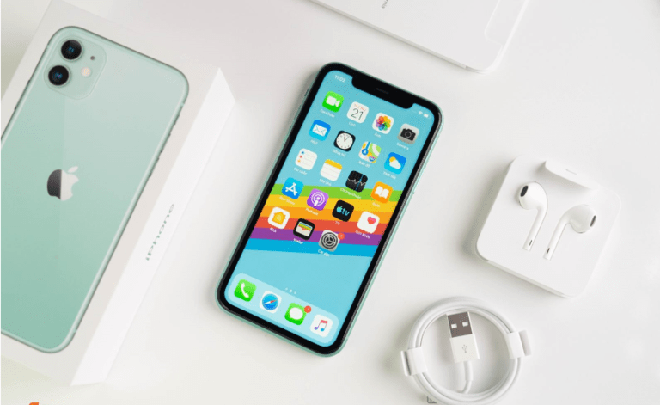 Tùy chọn màu xinh đẹp của iPhone 11.