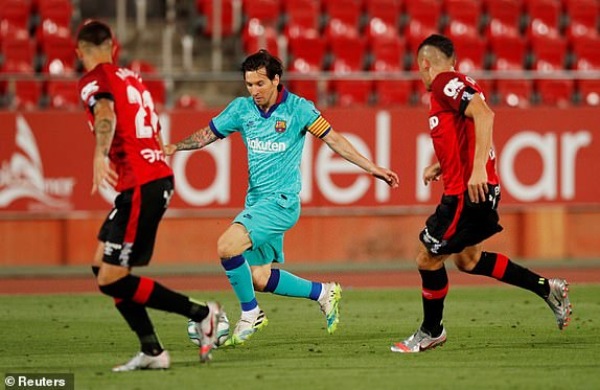 Trực tiếp bóng đá Mallorca - Barcelona: Messi lập công (Hết giờ) - 4