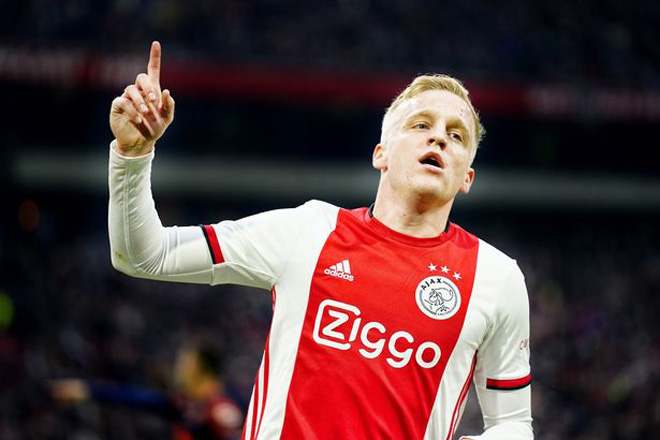 MU tung chiêu mới với hy vọng mua được Van de Beek từ Ajax